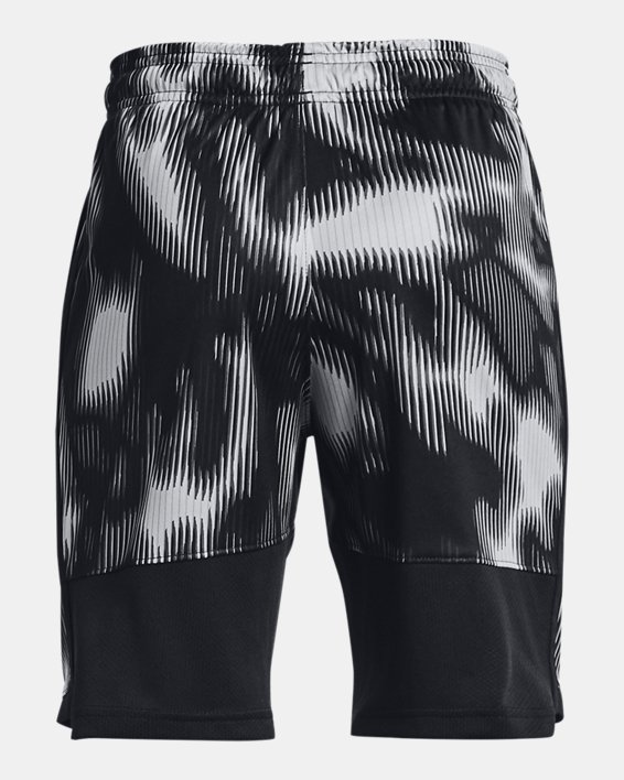 Boys' UA Stunt 3.0 Branded Shorts in Black image number 1
